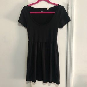 Black T-shirt dress
